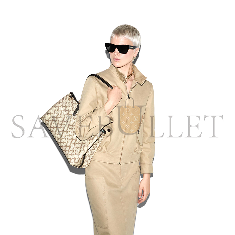 GUCCI GG EMBLEM LARGE TOTE BAG 815213 (38*25*15cm)